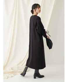 CRAFT STANDARD BOUTIQUE コーデュロイパールドット釦ワンピース