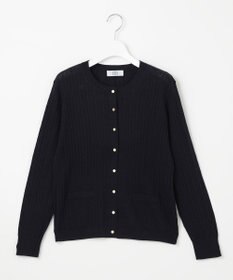 J.PRESS LADIES 【洗える】KNIT BASIC ミドル カーディガン