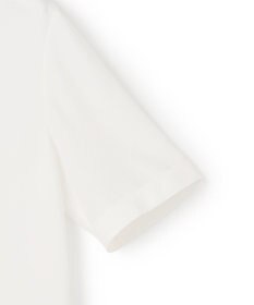 ICB 【先行予約】BackSatinAmunzen 5分袖Vネック配色ブラウス