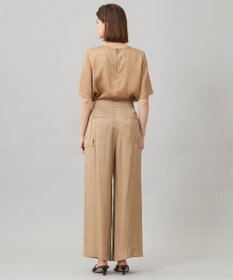 ICB 【洗える】 キュプラピグメントクロス ブラウス