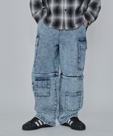 WEGO 2WAYマルチデニムカーゴパンツ