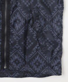 JOSEPH ABBOUD MOUNTAIN 【UNISEX】ポケッタブル ネイティブモチーフリップブルゾン