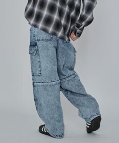 WEGO 2WAYマルチデニムカーゴパンツ