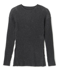 uncrave シアーストライプニット クルーネックトップス