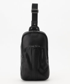 JOSEPH ABBOUD 【軽量/コンパクト/牛革】オイルドレザーボディー バッグ