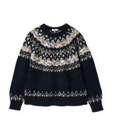 earth music&ecology スラブヤーンノルディックプルオーバー