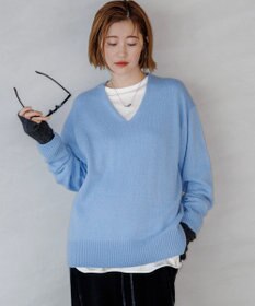 23区 【先行予約】カシミヤブレンド Vネック ニット