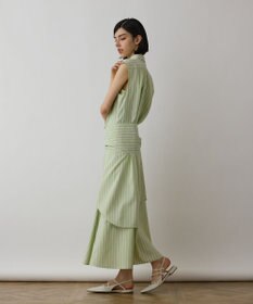 GRACE CONTINENTAL ストライプシャツワンピース