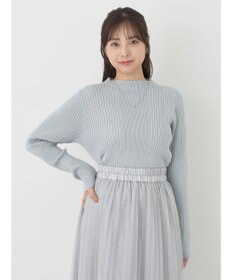 earth music&ecology 切り替えリブニットプルオーバー