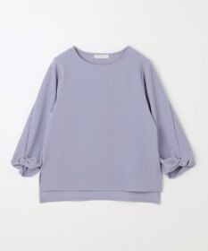 ANY L 【洗濯機可】ジャガード袖ねじりプルオーバー