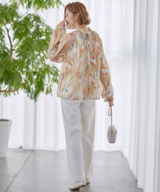 23区 S 【洗える】クリアストレッチ ワイドパンツ