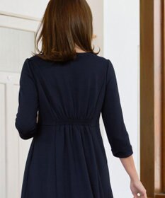 Tiaclasse 【UVカット・吸水速乾】 “きれい見え” カットソータックフレアワンピース