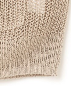 BEIGE， OPTICAL / ニットパーカー