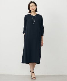 J.PRESS LADIES 【洗える・吸水速乾・接触冷感・セットアップ対応】Light ジョーゼット ワンピース