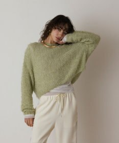 GRACE CONTINENTAL フィルムヤーンニットトップ