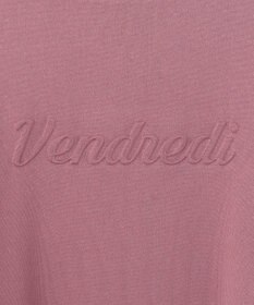 ANY SIS 【洗える】ミニ裏毛エンボスロゴ カットソー