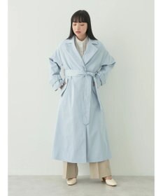 earth music&ecology 着流しロングトレンチ