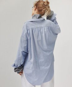 LENO OXFORD SHIRTS《UNISEX》オーバーサイズレギュラーカラーシャツ