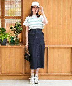 ANY SIS 【アイスタッチ】フレンチスリーブ ニット