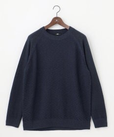 JOSEPH ABBOUD 【キングサイズ・和紙使用エコ素材/日本素材/軽量/通気性/速乾性】和紙ムリネ ニット クルーネック ニット