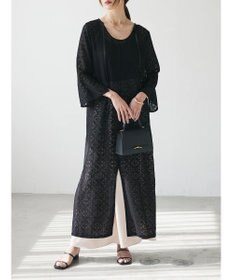 Green Parks AnriettMusee レースロングワンピース