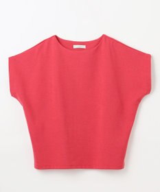 ANY L 【洗濯機可/接触冷感/UVカット/アンチピリング】ドライポンチフレンチスリーブプルオーバー