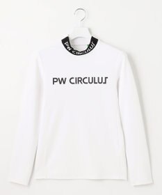 PW CIRCULUS 【WOMEN】【ストレッチ/UVケア/接触冷感/防透】バックロゴ モックネック シャツ