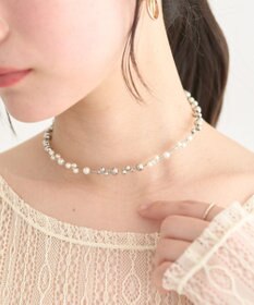 earth music&ecology パールＭＩＸスライドネックレス