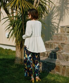 San-ai Resort（三愛水着楽園） 【UPF50＋】水陸両用羽織り　M【Coral veil（コーラルヴェール）】