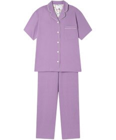 une nana cool 【綿100%】70/2 天竺 半袖開襟パジャマ MADE WITH LIBERTY FABRIC