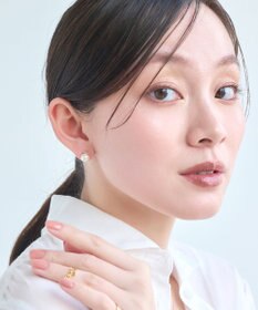 Phoebe 【金属アレルギー対応】パワーストーンバーピアス　パール