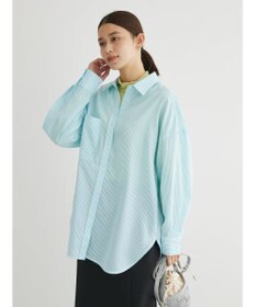 Green Parks イージーケア　ドビーストライプシャツ