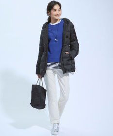 23区 L 【大好評素材/洗える】コットンベアジャージー ロング Tシャツ