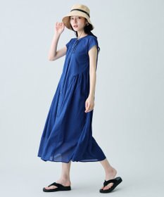 ANY シアーボイルシャツワンピース