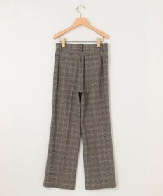 組曲 S 2WAYウォームストレッチ ストレートチェックパンツ