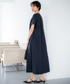 23区 L 【一部店舗限定/UVカット/洗える】タイプライター サック風 ワンピース