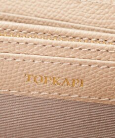 TOPKAPI 【TOPKAPI】角シボ型押し・ ラウンド 長財布 COLORATO コロラート