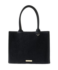 Maison de FLEUR EC限定フラワーレーススクエアトートバッグ