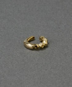 Phoebe 〈金属アレルギー対応〉リバーシブルスタッズイヤーカフ（片耳）　ゴールド/ニッケルフリー