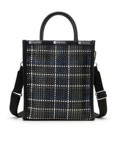 LeSportsac WOVEN MINI N/S TOTE/マルチメッシュノワール