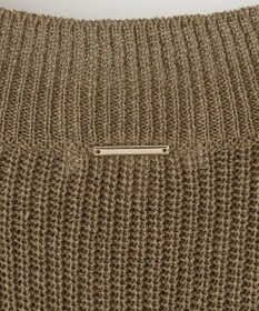 自由区 S 【洗える】リネンミドルゲージニット ベスト