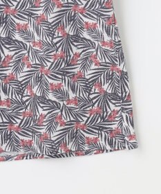 JOSEPH ABBOUD 【リネン素材/清涼感/吸水速乾】リネンハニカムプリント 半袖 シャツ