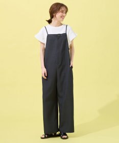 ADVAN サロペット SHIPS｜SHIPS any:<洗濯機可能>オックス セミワイド サロペット