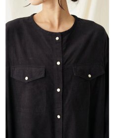 CRAFT STANDARD BOUTIQUE コーデュロイパールドット釦ワンピース