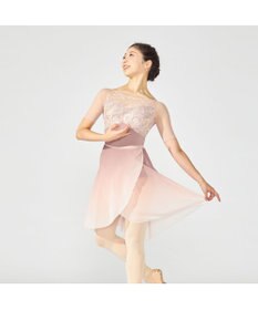 Chacott 【Nela ライン】ハーフスリーブレオタード