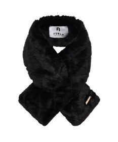 MOONBAT FURLA キルティングデザインフェイクファーマフラー