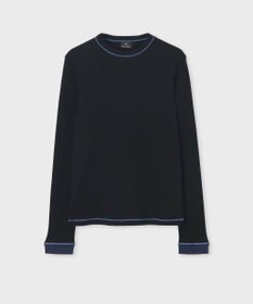 Paul Smith 【洗える】カラーステッチ リブ カットソー