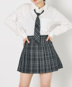 WEGO 【SCHOOL ITEM】チェックスクールネクタイ