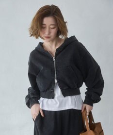 WEGO ショートZIPパーカー