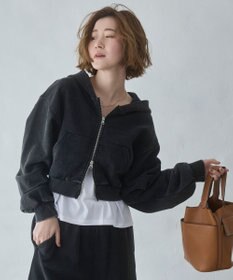 WEGO ショートZIPパーカー